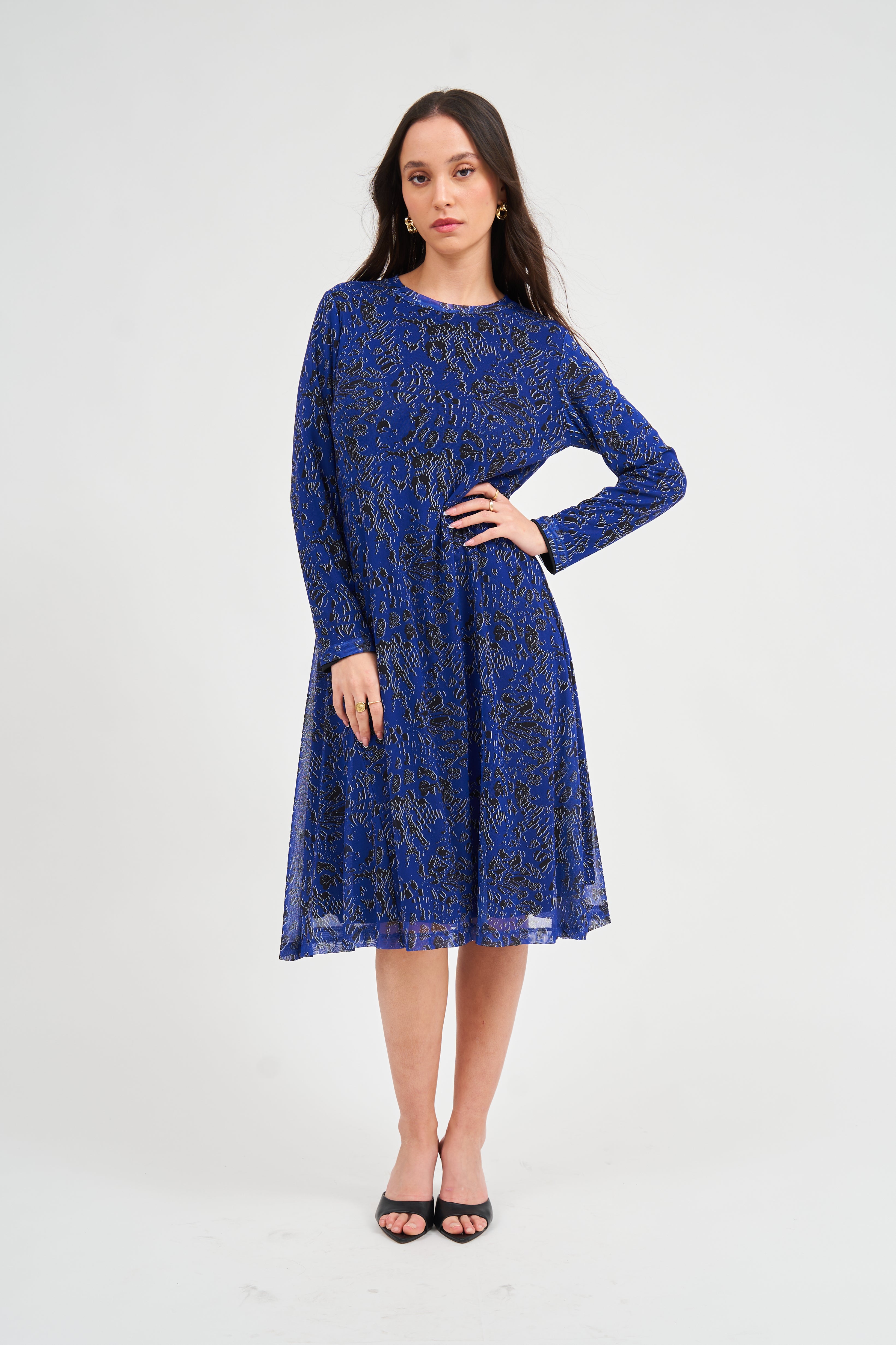 Slant Dress - Bleu Royal