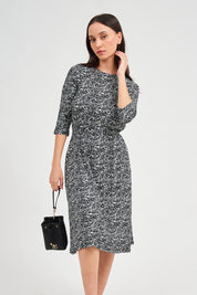Swing Dress - Noir et Blanc