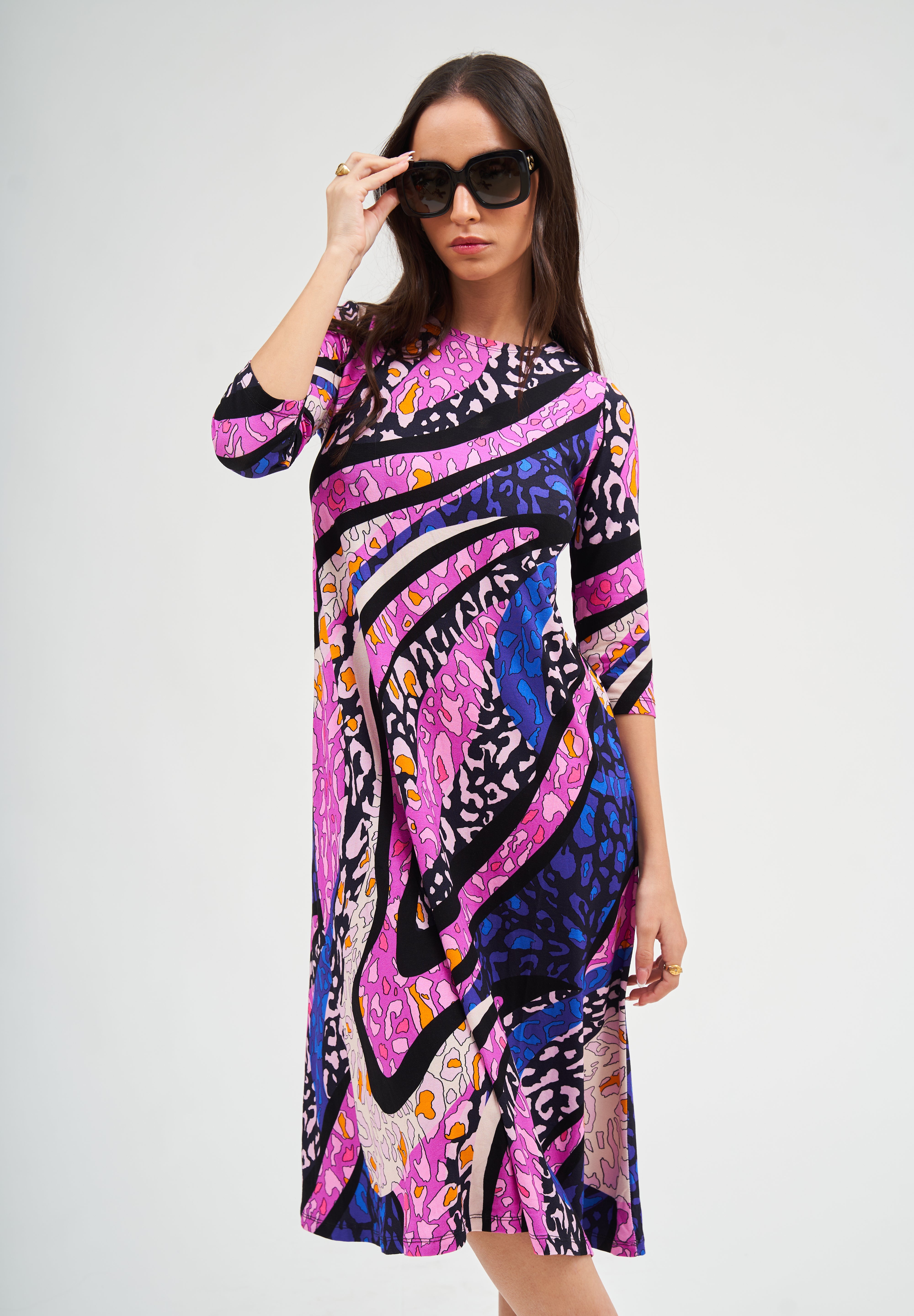 Swing Dress - Marbré