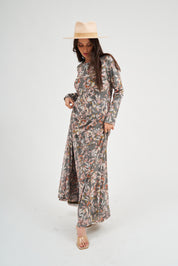 Slant Maxi Dress - Sauge