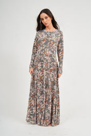 Slant Maxi Dress - Sauge