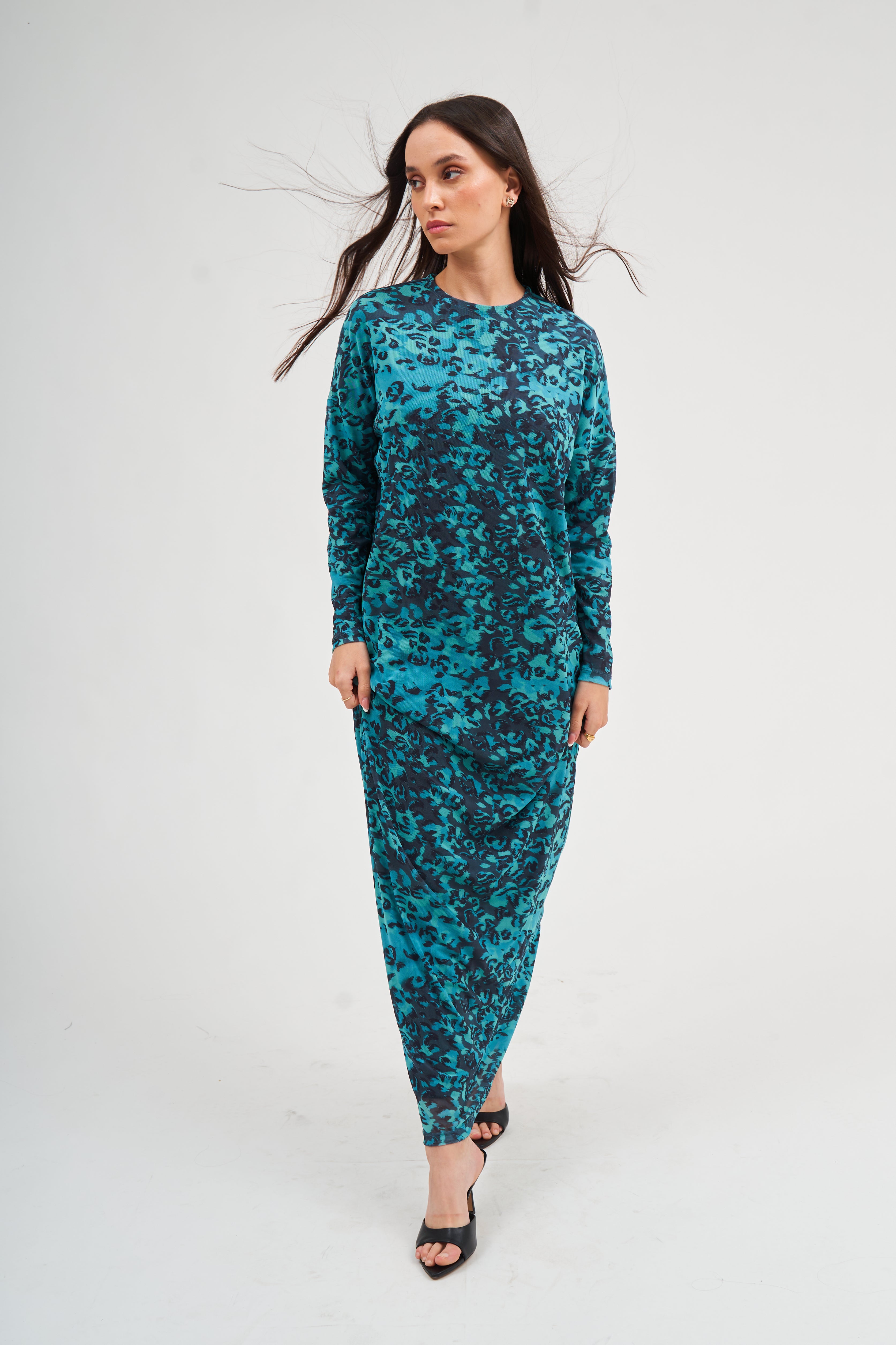 Mesh Dalia Maxi - Paon Sarcelle