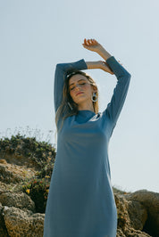 Basic Robe - Bleu Denim