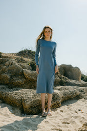 Basic Robe - Bleu Denim