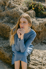 Basic Robe - Bleu Denim