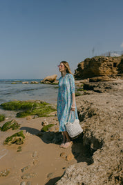 שמלת סווינג - צבעי מים