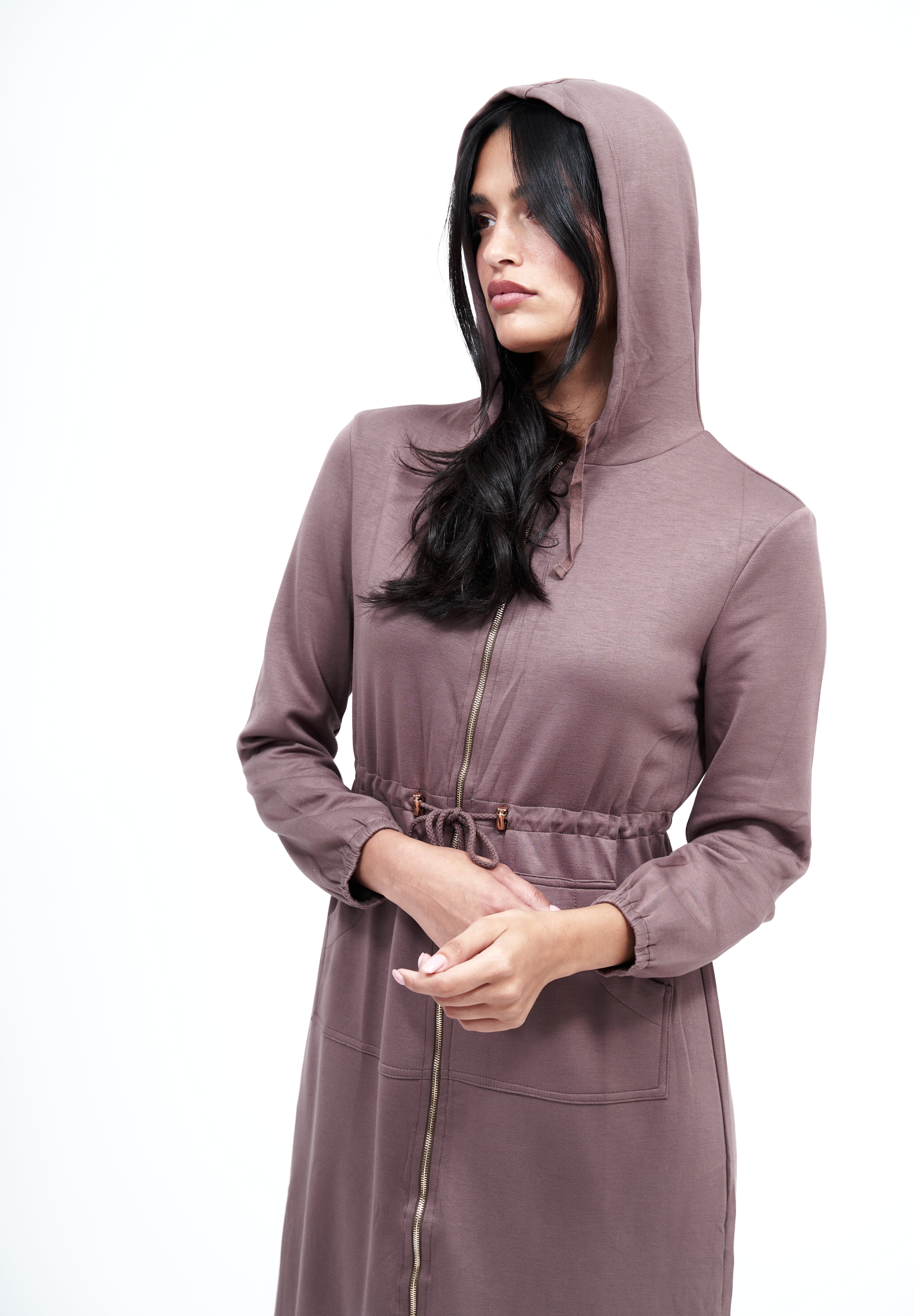 NW Robe à capuche : Moka