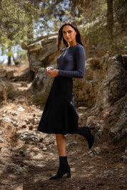 BLACK KIKI SKIRT