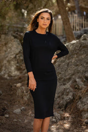 Pencil Skirt- Black