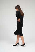 Load image into Gallery viewer, Alyssa Swing Dress- Onyx
