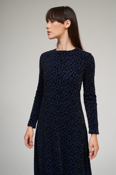 New Alyssa Swing Dress: Navy