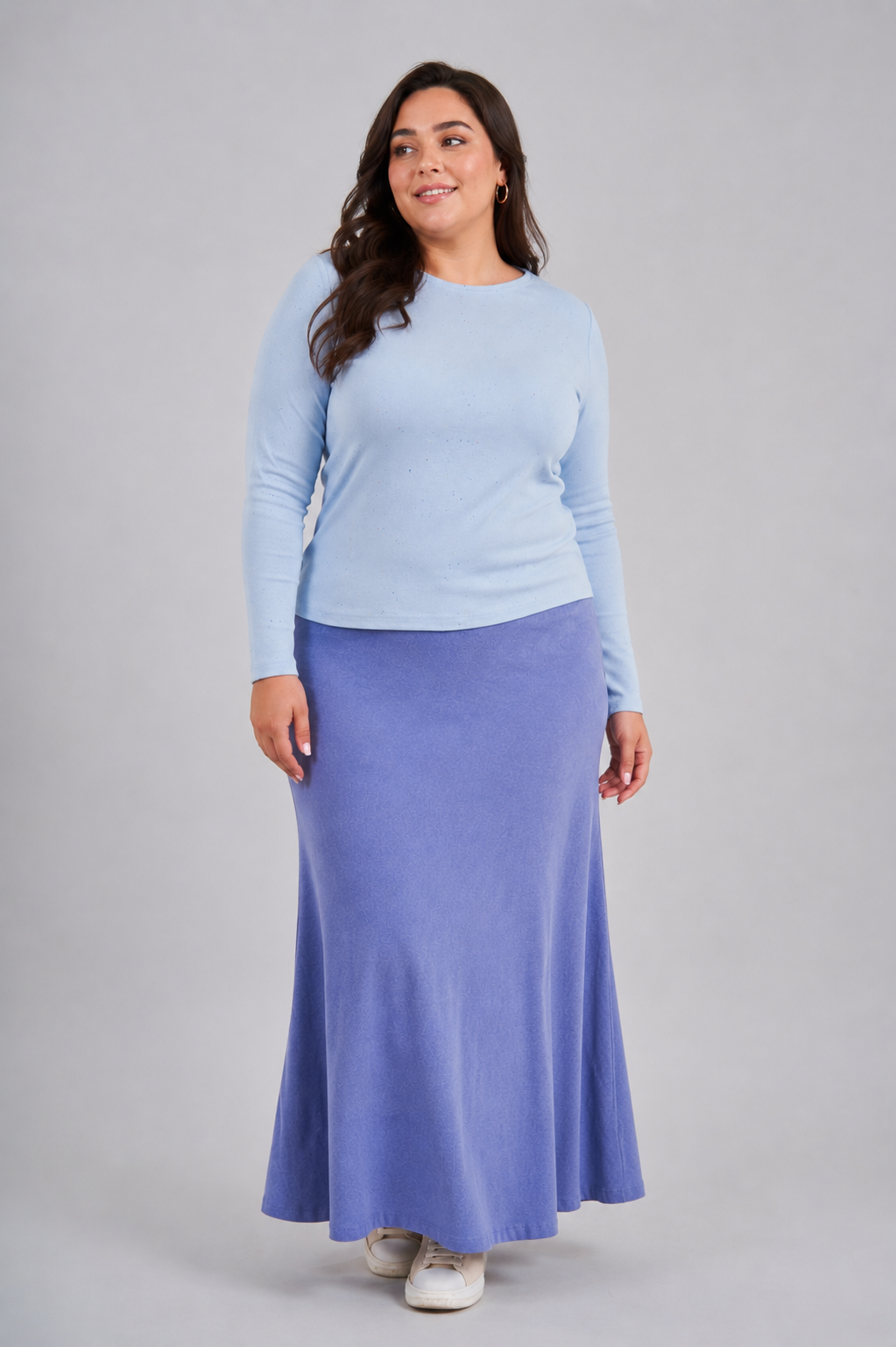Sky Basic Top – Luxury Modest Cotton Top for Women