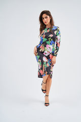 Modest Black Primrose Loose Basic Dress – Women's Fashion