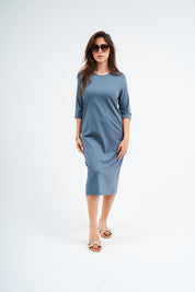 Deep Teal T-shirt dress