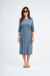 Deep Teal T-shirt dress