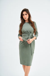 Tie Dress - Sage