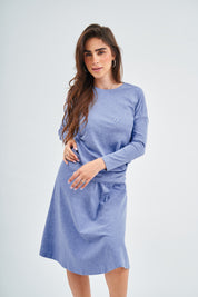 Modest Light Denim Wash Dalia Top – Women's Fashion