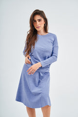 Dalia Top - Light Denim Wash