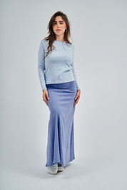Sky Basic Top – Luxury Modest Cotton Top for Women
