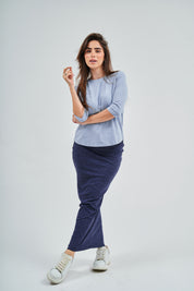 Blue Perry Tee