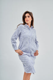 (Cotton) Fringe Dress - With Pockets