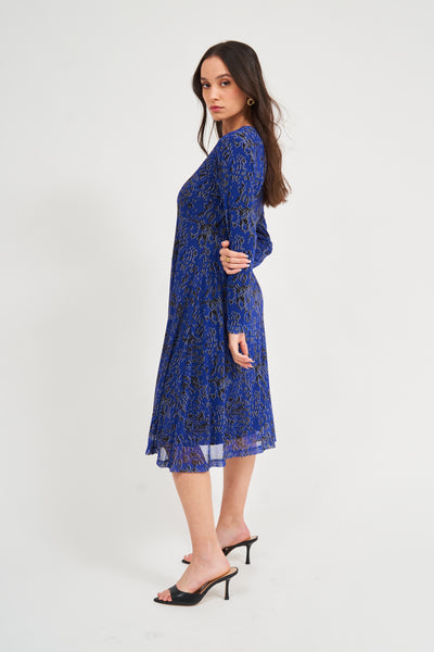 Slant Dress - Royal Blue