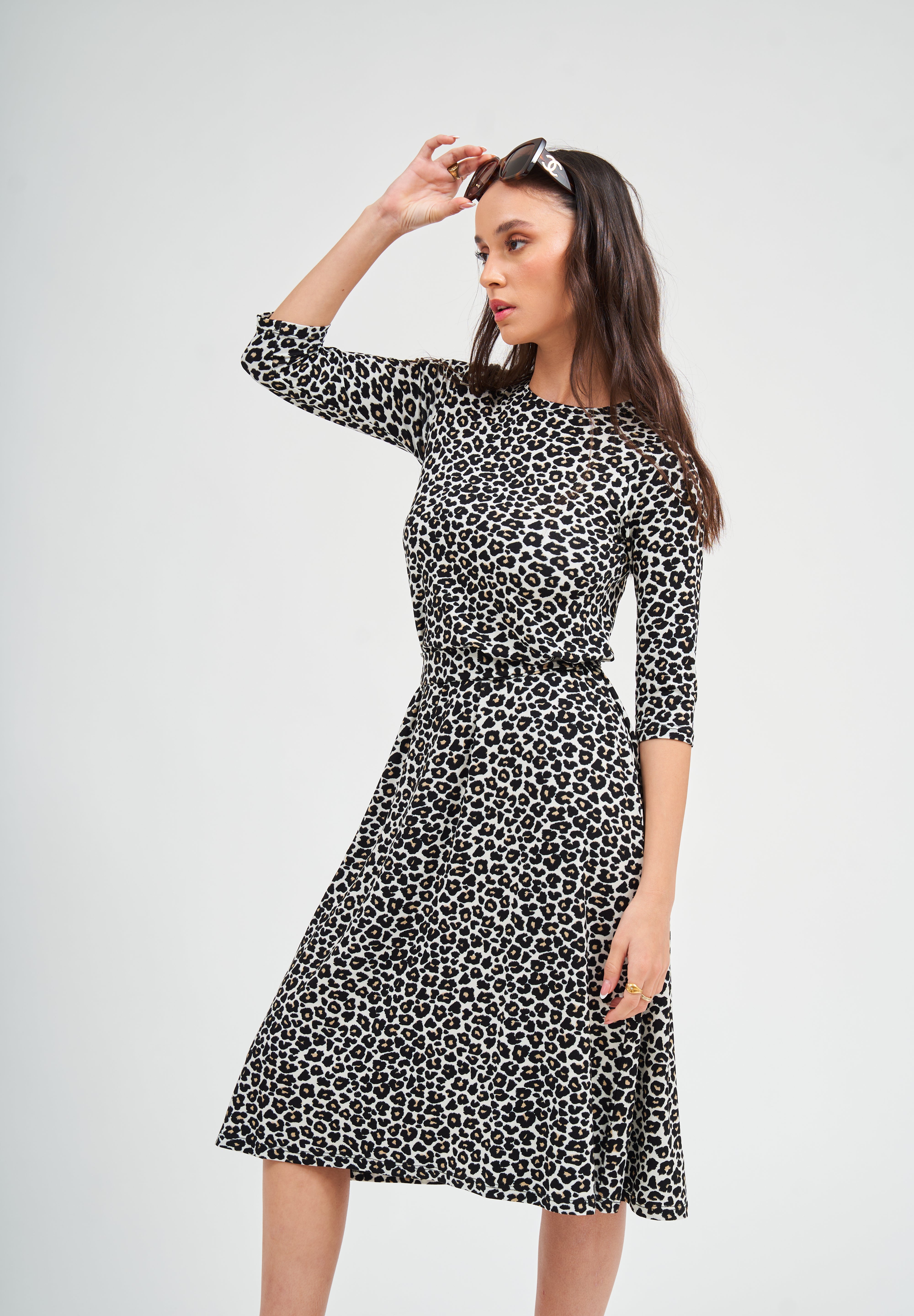 Swing Dress - Cheetah