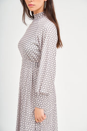 Black and White Raglan Maxi Dress