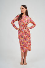Load image into Gallery viewer, The Wrap Dress - Tangerine
