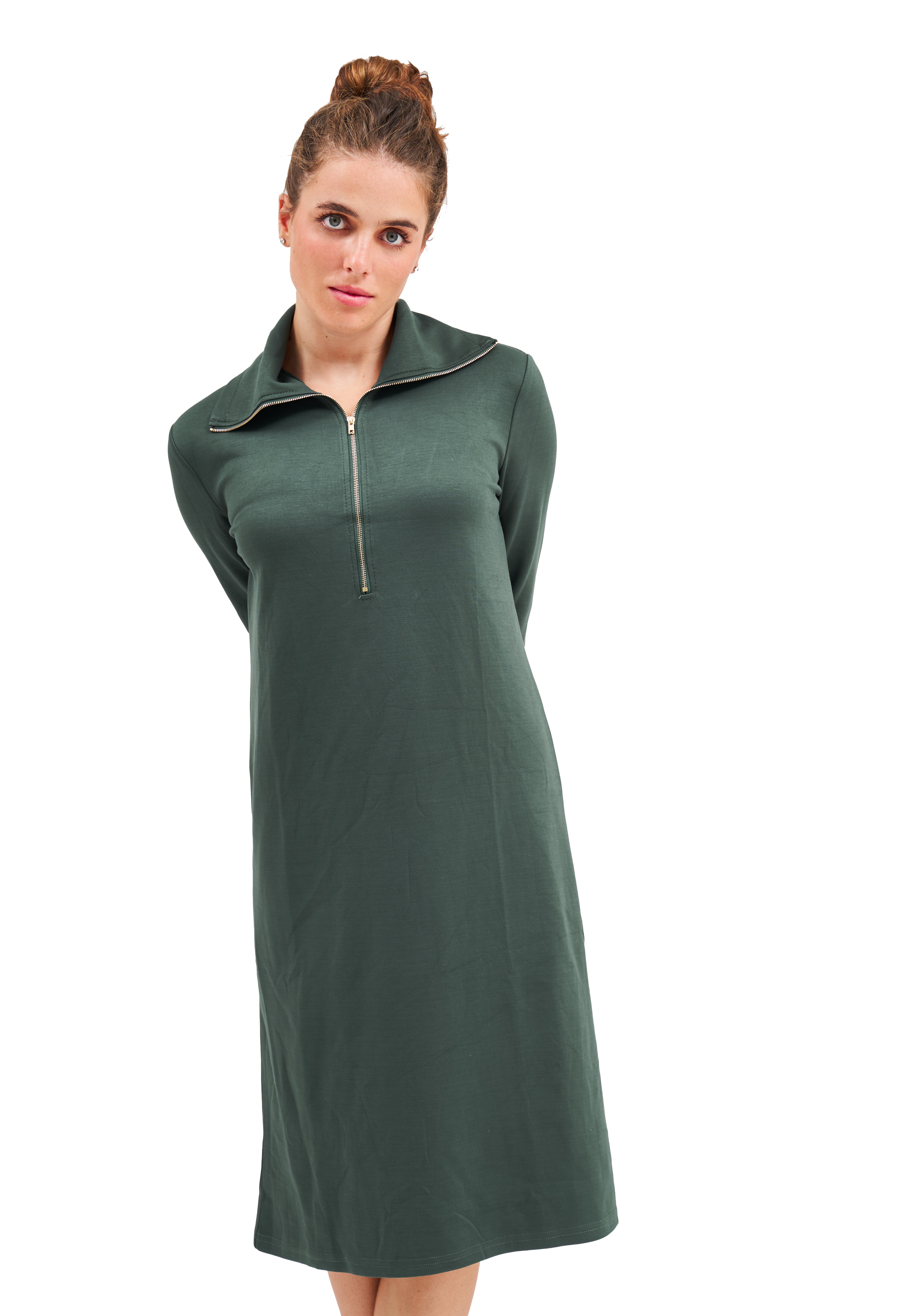 Modest Sage Serena Half Zip – Women's Fashion