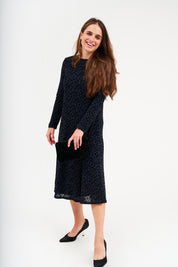 Alyssa Swing Dress- Sapphire