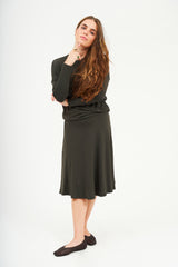Modest Hunter Green Dalia Skirt – Women's Fashion