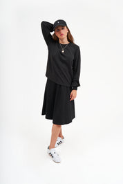 Modest Black Shishi Skirt – Women's Fashion