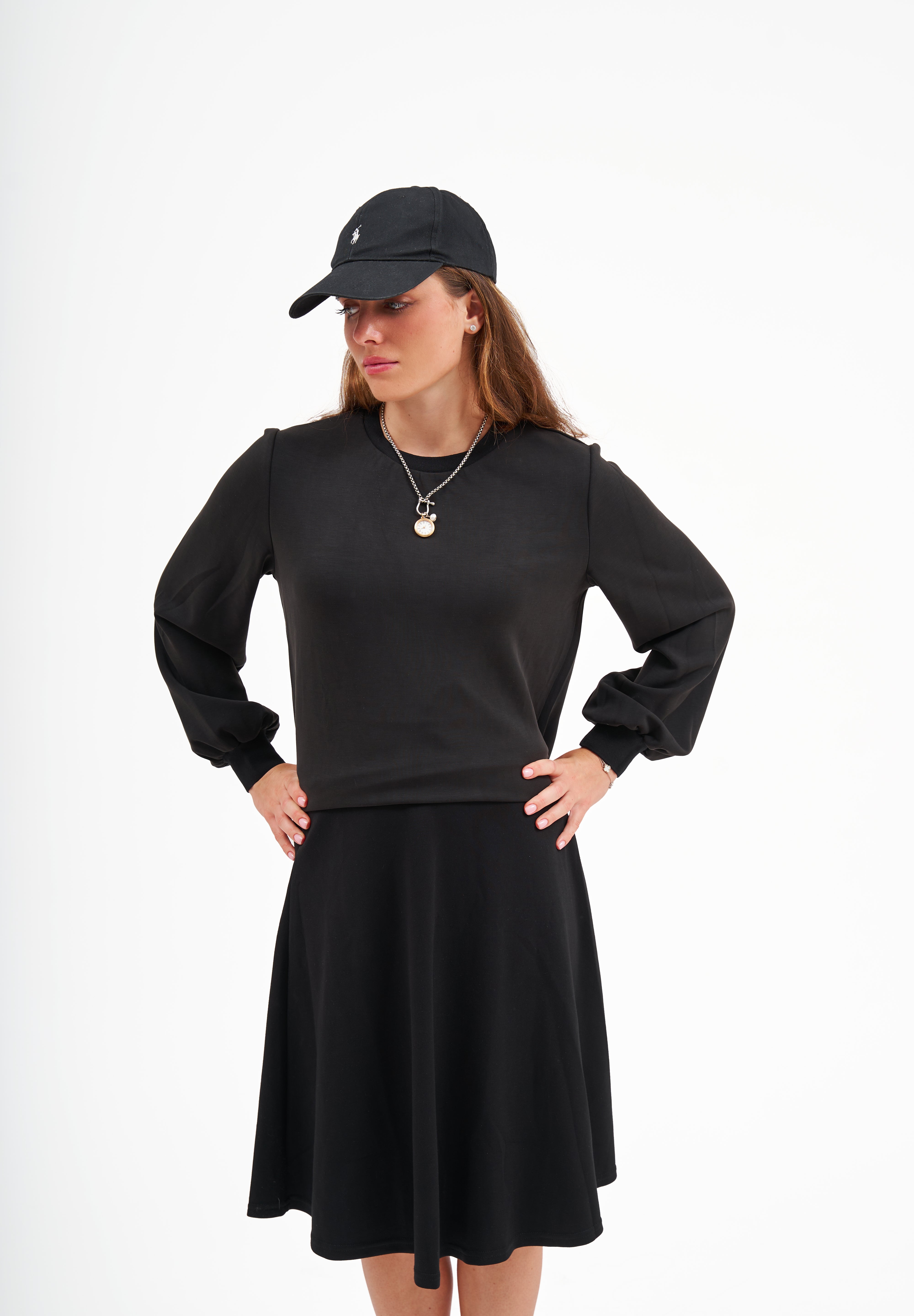 Modest Black Shishi Skirt – Women's Fashion