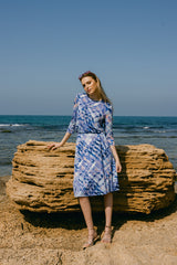 Vestido Swing - Azul Tie Dye