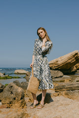 Swing Dress - Robe tie-dye verte