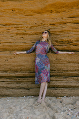 Swing Dress - Imprimé Paon