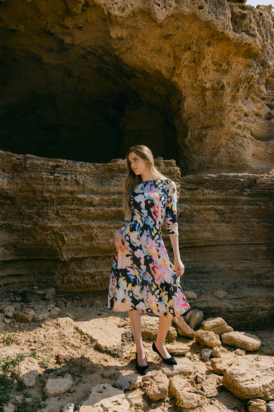 Black Floral Dress