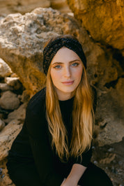 Black Sequin Headband - WN