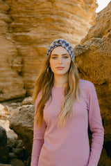 Diadema con brillo arcoíris