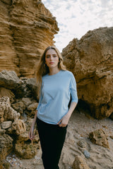 Top Dalia - Azul Claro