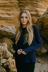 Basic Top - Azul marino