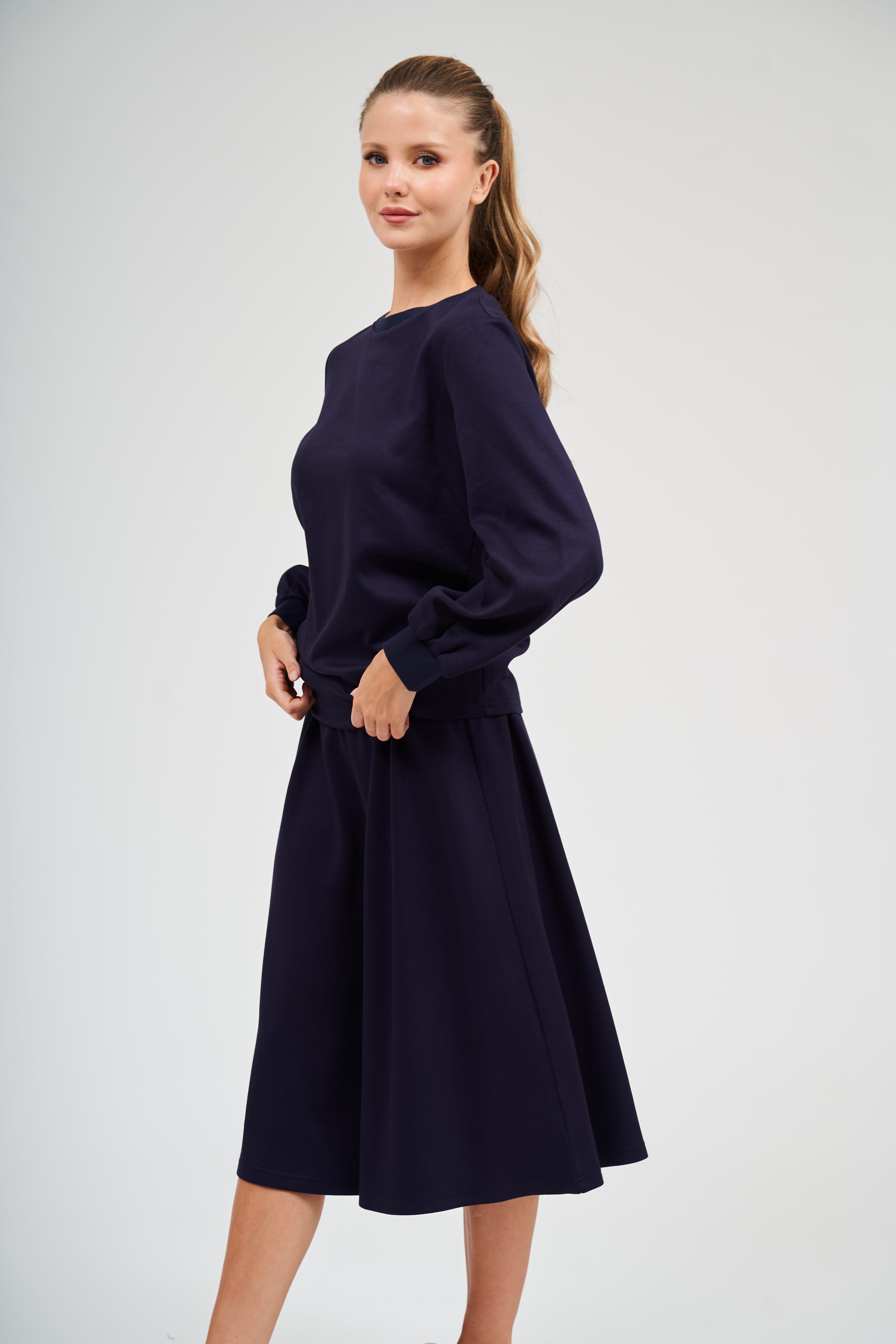 Shishi Skirt - Navy – Daniella Faye