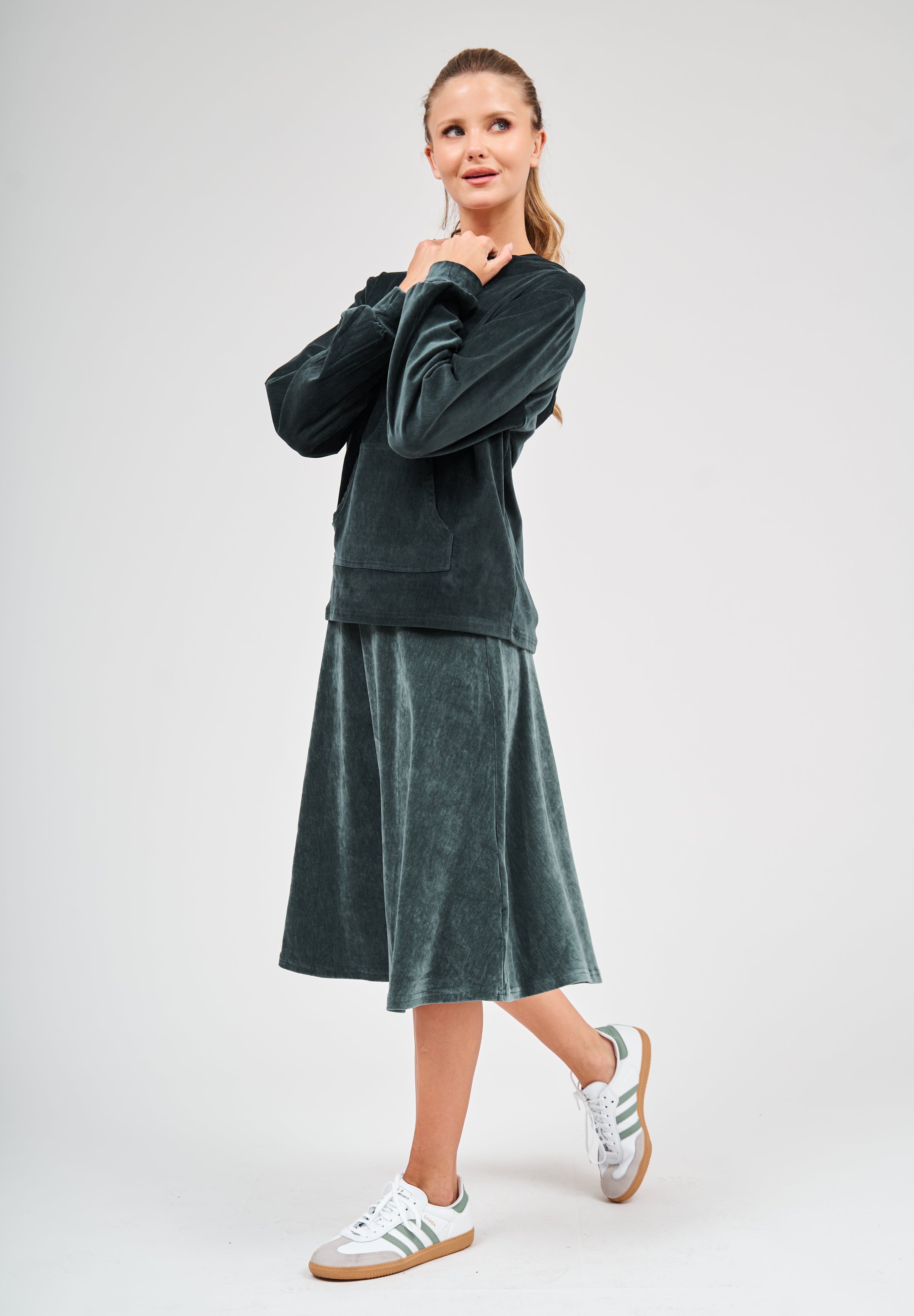 Riva Top with Hood - Jewel Teal
