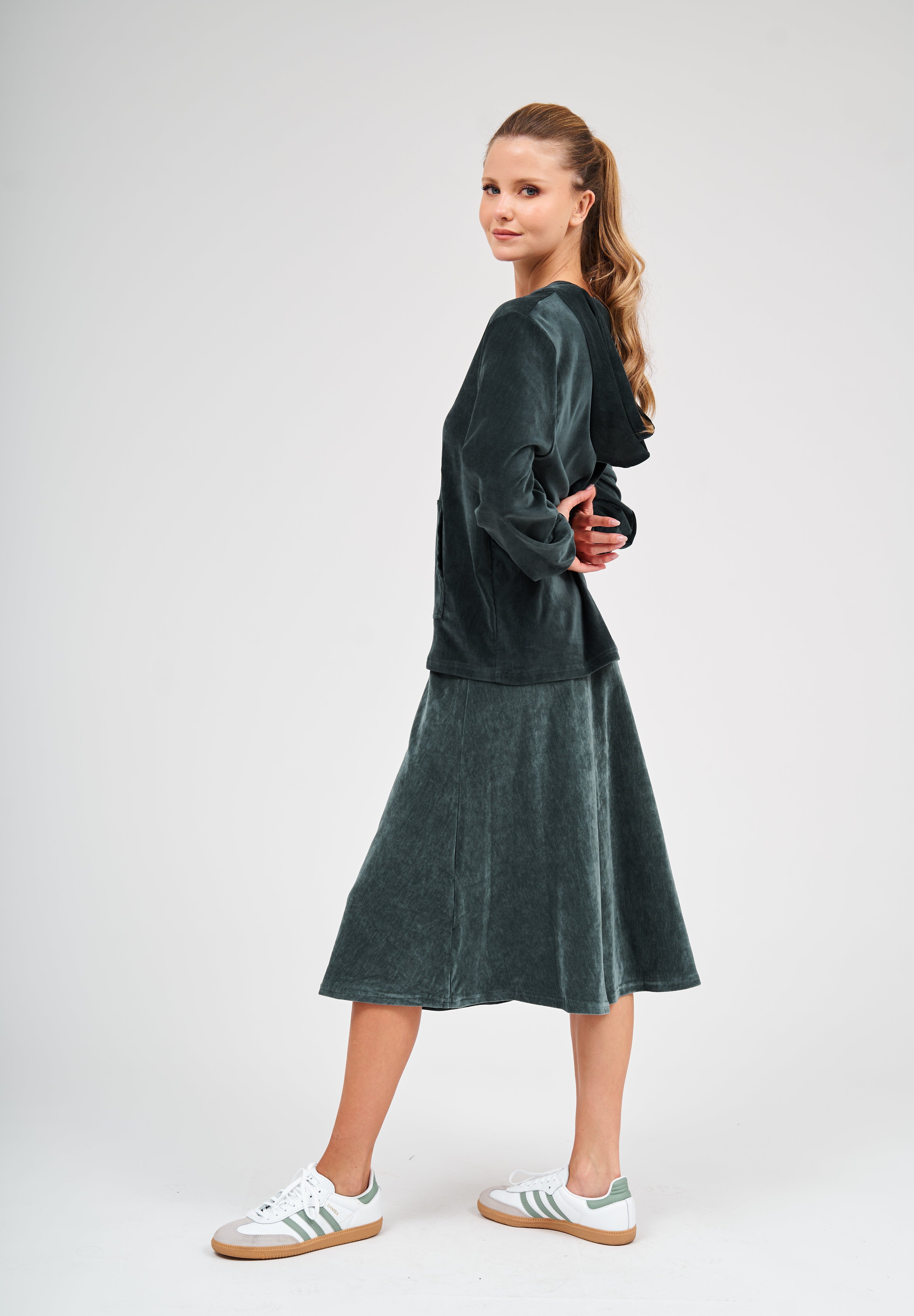 Riva Top with Hood - Jewel Teal