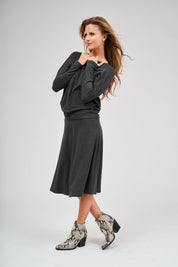 Dalia Skirt - Heather Grey