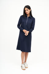 NW Serena Media Cremallera: Azul Marino