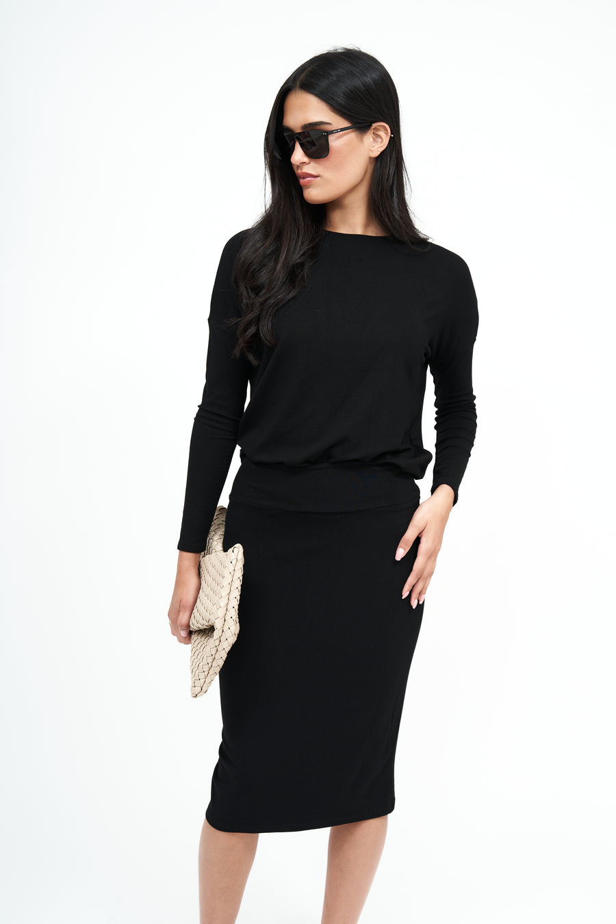 New Pencil Skirt: Black