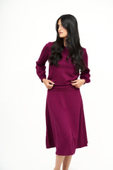 Modest Berry Shishi Skirt – Women's Fashion