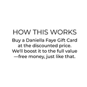 Daniella Faye gift card BONUS
